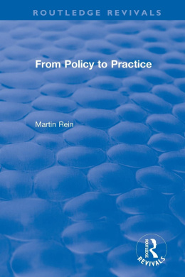 From Policy to Practice (Routledge Revivals) cover
