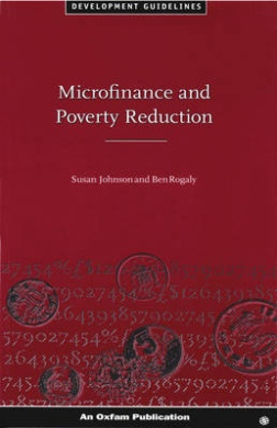 Microfinance and Poverty Reduction (Oxfam Development Guidelines) cover