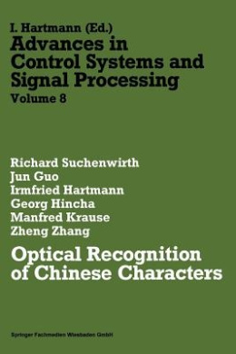 Optical Recognition of Chinese Characters cover