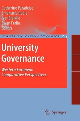 University Governance: Western European Comparative Perspectives (Higher Education Dynamics) cover